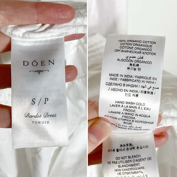 Doen Bardot Dress White - Picture 8 of 10